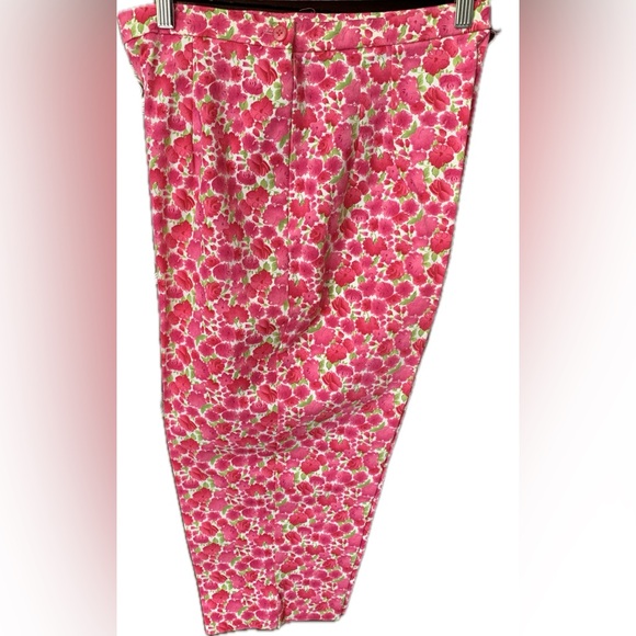 BRIGGS 🌴pink floral cropped pant, 12 - Picture 4 of 7